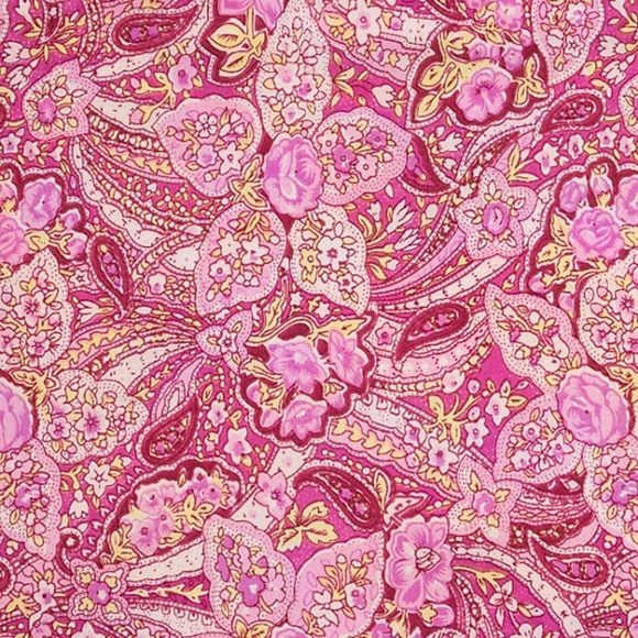 Wyoming Traders Wild Rag Calico Pink Paisley Silk Western Scarf - 42"